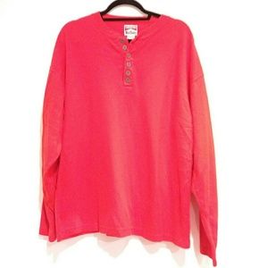 Vintage Marlboro Unlimited Thermal XL red long sleeve ribbed shirt excellent